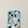 Moda dos desenhos animados 3d caso de telefone para iphone 15 14 13 12 11 pro max x xs max xr 7 8 plus capa de silicone macio