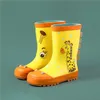 Stövlar slipon regn barn fyra säsong baby vatten skor barn pojkar flickor vattentätt nonslip gummibotas de lluvia 231025