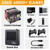 Game Controllers Joysticks Ampown G11 Pro Retro Video Game Console Game Stick Gamepad 256G 4K HD TV 2.4G Wireless Double Controller 60000 spel för PSP 231025