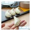 Chopsticks 100st Ceramic Crafts Chopstick REST HILL Support Hushåll Köksbeteckningen Simation Dumplings Holder Stand SN4023 Drop DHXI3