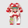Family Matching Outfits Xmas Look Cute Deer Print Mother Father Kids Baby Dog Romper Christmas Pajamas Set Soft Loose Sleepwear 231026