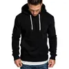 Sweats à capuche pour hommes 3D pull à capuche couleur unie quotidien décontracté haut paresseux manteau de sport col rond sweat à capuche basique