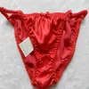 Yavorrs 6 pezzi di pura seta al 100% perizoma bikini da donna intimo284u