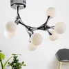 American creative personality ceiling lamps European clothing store restaurant lamps glass simple ceiling lamps round ceiling light