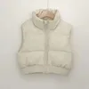 Gilets pour femmes hiver gilet chaud sans manches bouffant vers le bas classique Vintage épaissi solide dans les vestes vêtements d'extérieur gilet