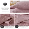 Conjuntos de cama Bubble Kiss Velvet Duveta Capa Cama Folha Fronhas Rei Rosa Princesa Colchas Lace Flor Luxo Set Home Têxtil 231026