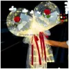 Ballon Led Lichtgevende Roos Boeket Transparante Bobo Bal Valentijnsdag Cadeau Verjaardagsfeestje Decoratie Ballonnen Zze11599 Drop Delivery Dhtc9