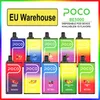 POCO BE5000 EU Warehouse 950mAh Type-C Charger 15ML 1.2Ω Mesh coil 5000 puffs 10 flavors Nicotine 50mg crazvapes