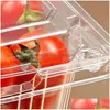 Disposable Dinnerware Square Fruit Vegetable Box Food Package Takeaway Plastic Fast Salad With Lid Yq2098 Drop Delivery Home Garden Ki Dhdfo