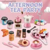 Cucine Gioca Simulazione alimentare Macchina per il caffè Mini cibo Giocattolo per bambini Fai finta di cucina Gioco di casa Gioco Fai da te Dessert Cucina Giocattoli Set Finta Play Girl ToysL231026