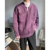 Men's Sweaters 2023 Winter 3 Color Casual Zipper Knitting Multi Pocket Cardigan Fashion Trend Wool Sweater Keep Warm Coats Plus Size M-XL