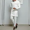 Herren-Trainingsanzüge, elegante Anzüge für Männer, 2-teilig, DASHIKI-Oberteil und Hosen-Sets, luxuriöse Hochzeits-Männerkleidung, Kaftan, traditionelles Outfit, ethnisch