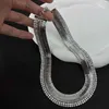 Personalized niche design, multi-layer metal necklace, sexy collarbone chain, high-end neckchain 231015