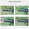 Bicycle Rubber Grips MTB Alloy Lock Bilateral Lock Handlebar Grips Anti Slip Cycling Handlebar Sleeve BMX Bicycle Accessories