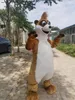 Halloween Mongoose Timon Mascot Costume Cartoon Fruit Anime Theme Character Christmas Carnival Party Fancy Costumes Adults Size Outdoor Outfit