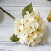 Decorative Flowers Retro Autumn Hydrangea Bouquet Artificial DIY Wedding Floral Room Home Decoration Arrangement Party Supplies Po Props