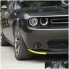 Altri accessori esterni Giallo paraurti anteriore Labbro Er Trim Styling cornice lunetta per Dodge Challenger 15Aggiungi accessori esterni Drop De Dhimo