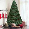 Рождественские украшения 1827 м гирлянда с подсветкой, светодиодная лампа из ротанга, ягод, сосновых шишек, гирлянды, украшения для дверей, деревьев, каминов, стен 231025