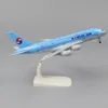 Modello di aereo in metallo aereo di linea modello 20 cm 1 400 Corea A380 replica in metallo materiale in lega simulazione aeronautica ragazzo regalo giocattoli da collezione 231026