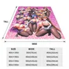 Blankets Anime Stuff Anti-Pilling Flannel Throw Blanket For Couch-Lightweight Po Custom Picture Sofa Merch