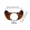 Faux Fur Ear Hairband Furry Fluffy Fox Hair Hoop Cute Animal Ears Headbands Headwear Cosplay Costume Hair Accessories