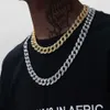 Collar de plata de ley S925 chapado en oro Real de 8MM y 10MM, cadena de eslabones cubanos de moissanita, joyería de Hip Hop, cadena cubana helada