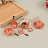 Küchen Play Food 1 12 Mini-Küche Echtes Kochen Mini-Kochen Miniatur-Küchenutensilien-Sets Puppenküchen-Set Mini-Spielhaus SpielzeugzubehörL231026