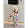 Conjuntos de ropa MILANCEL Verano Ropa para niños Conjunto Niñas Lindo Color Enrejado Traje Niños Outwear 2PCS