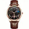 Wristwatches Fashion Men's Business Original Quartz Watch Leather Strap Waterproof Luminous Hand Clock Student Sports Heavy Cool Wristwatch