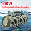 Mobiltelefonhögtalare Portable Waterproof 100W High Power Bluetooth Speaker RGB Colorful Light Wireless Subwoofer 360 Stereo Surround TWS BOOM BOX T2310