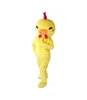 Costume de mascotte de poussin jaune d'Halloween, personnage de thème animé, personnage de dessin animé, fête de carnaval de Noël, costumes fantaisie, taille adulte, tenue d'extérieur