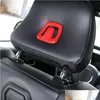 Altri accessori interni Adesivi poggiatesta sedile Ganci Decorazione Ers Trim Fit For Ford Mustang - Accessori interni auto Abs Dhoxl