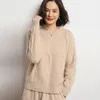 Maglioni da donna Magliette larghe Abbigliamento Taglie forti Maglione da donna Pullover in puro cashmere per 2023 Maglieria invernale SWS01