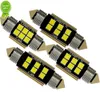 Ny 1X NY C5W LED CanBus Festoon 31mm 36mm 39mm 41mm C10W LED -glödlampa Inget fel 12V 6000K Vit 6 SMD -bil Interiörskyltlampa