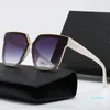 Designers klassiska lyxiga kustglasögonpar Parens solglasögon Composite Metal Overdimensionerade solglasögon Guldsolglasögon Ramglasögon