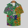 Men's Casual Shirts Gustav Klimt Art Loose Shirt Mens Beach Cottage Garden Hawaiian Design Short-Sleeved Funny Oversized Blouses