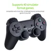 Contrôleurs de jeu Joysticks Consoles de jeux vidéo Contrôleur sans fil 4K HD Stick de jeu 128G 20 000 jeux intégrés Fête de vacances Cadeaux de Noël pour enfants 231025