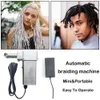 Braiders Mini Handheld Portable Deadlocs virkning av flätning av maskiner för snabb och enkel diy dreadlocks Hair S 231025