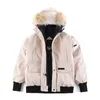 Heren Down Parkas Canada Gese Designer Winter Jacket Slim passend dames ritssluiting Pluche hoed Fashion Goose Warm Paren 6lf9