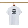 Heren Designer T-shirt V Logo Vrienden Brief Print Tees Grote V Mannen Korte Mouw Hip Hop Stijl Zwart Wit Oranje T-shirts Tees Maat S-3XL W47