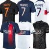 2023 24 Soccer Jersey 23 24psgs O.Dembele Shirt Mbappeverratti Icardi Wijnaldum Marquinhos Gana Florenzi Kolo Muany Football Uniforms