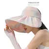 Wide Brim Hats Casual Sun Visor Hat Adjustable Sport Empty Top Gift For Friend Birthday