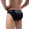 Sous-vêtements CLEVER-MENMODE Mesh BuPu Cuir Slips Sous-vêtements sexy Hommes Pénis Poche Culotte Slips Lingerie Bikini Hombre