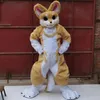 Professional Fursuit Husky Dog Mascot Costumes Christmas Fancy Party Dress Cartoon Character Outfit Suit Adults Size Carnival Easter Advertising Theme Clothing
