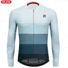 Racing Jackets Men Summer Breathable Long Sleeve Cycling Jerseys MTB Bicycle Clothing Spring Autumn Mountain Bike Tops