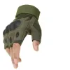 Meio dedo masculino luvas ao ar livre militar tático esportes tiro caça airsoft motocicleta ciclismo luvas