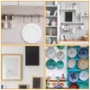 Decorative Plates 60 Pcs Plate Hanger Wall Decor Hangers Display Hooks Picture Frame Rack Hanging Adhesive Holder