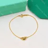 Luxury Chain Bracelet Designer Gold Bracelets For Women High Quality Exquisite Lady Jewelry Birthday Christmas Gift With Box