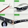 Neue 1 stücke Auto LED DRL Styling Streifen Licht Außen Innen Umgebungs Dekorative Lampe Tag Zeit Lampe 12V 15 SMD Flexible Wasserdicht