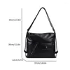 Evening Bags Women's Bag Anti Theft PU Leather Pack 2023 Girls Shoulder Multifunctional Large Capacity Travel Fashion Messenger